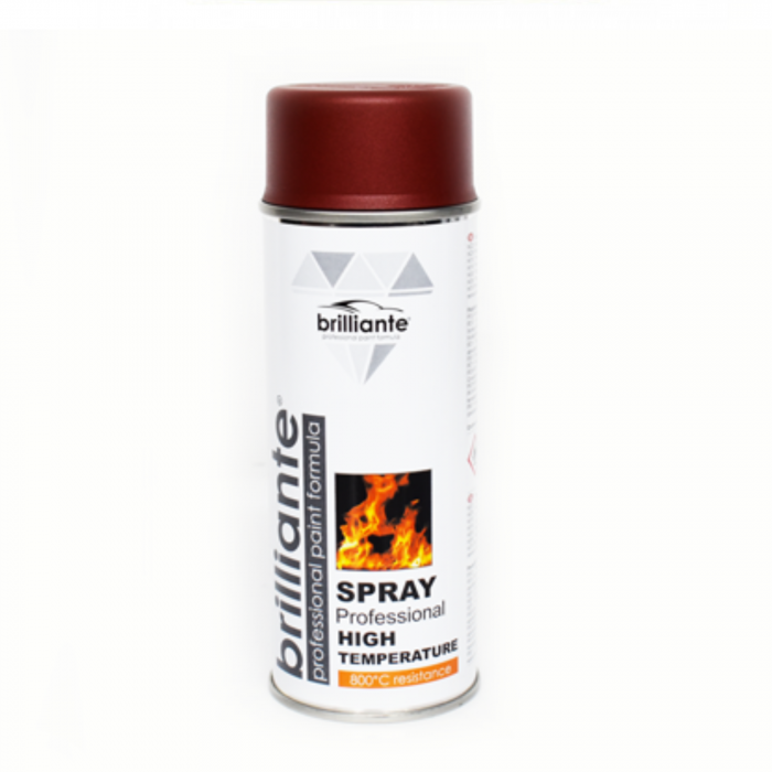 Vopsea Spray Brilliante Temperaturi Inalte Rosu 400 ml [1]