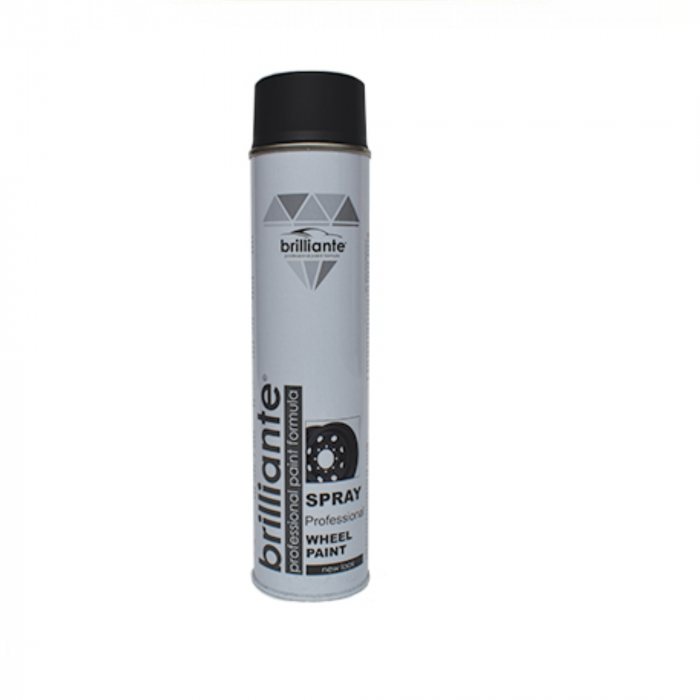 Vopsea Spray Brilliante pentru Jante Negru Satin 600 ml [1]
