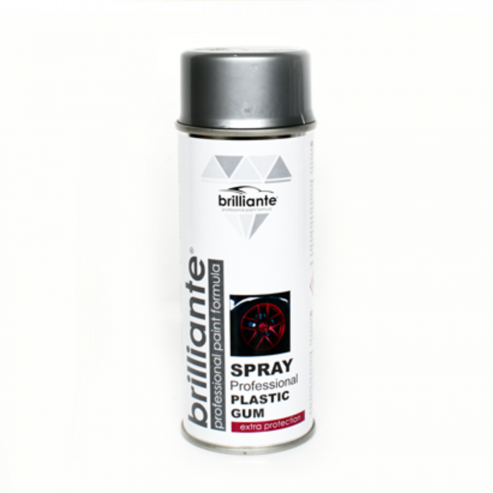 Vopsea Spray Brilliante Cauciucată (Argintiu) 400 ml [1]