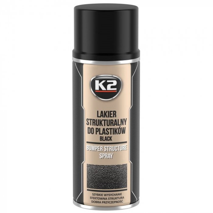 Vopsea Texturata K2 pentru plastic bara protectie 400 ml [1]