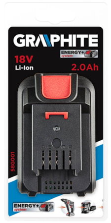 Acumulator 18V Li-Ion Graphite Energy+, 2Ah 58G001 GRAPHITE [5]