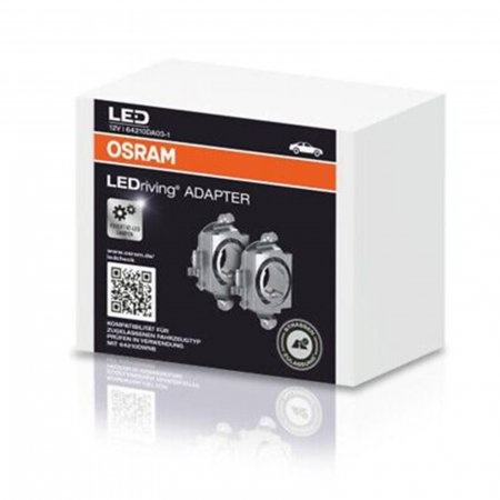 Electrica si Electronice Auto - Set 2 adaptoare H7 Osram LED 64210DA03 pentru Mercedes, Opel, VW