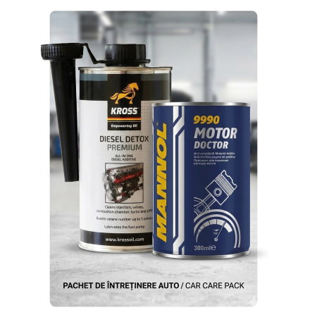 Pachet Performanță Diesel: Kross Detox Premium (Curățare Injecție/DPF) + Stabilizator Ulei MANNOL Motor Doctor 9990 (300 ml) [4]