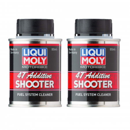 Branduri - Pachet 2 Aditiv Liqui Moly benzină Motorbike 4T Shooter 80 ml