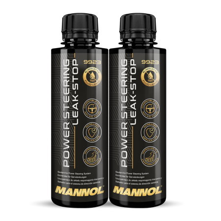 Branduri - Pachet 2 x Aditiv MANNOL Power Steering Leak-Stop 250 ml - Oprește Scurgerile din Servodirecție