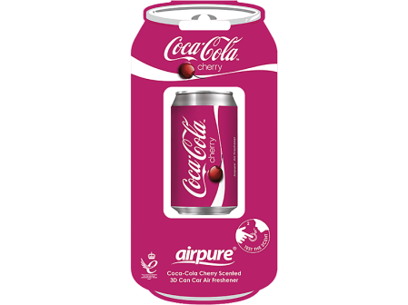 AIRPURE Odorizant auto, cutie de sifon 3D, cirese Coca Cola [1]