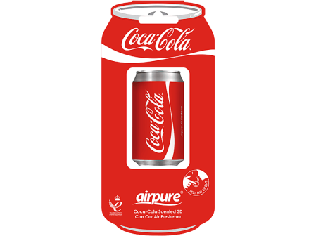 AIRPURE Odorizant auto, cutie de sifon 3D, Coca Cola original [1]