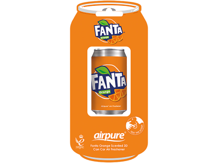 AIRPURE Odorizant auto, cutie de sifon 3D, portocaliu Fanta [1]