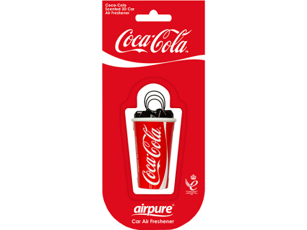 AIRPURE Odorizant auto, sticla 3D, Coca-Cola original [1]
