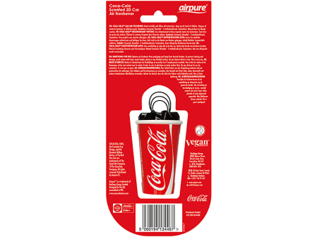 Odorizant 3D (Odorizante) - AIRPURE Odorizant auto, sticla 3D, Coca-Cola original