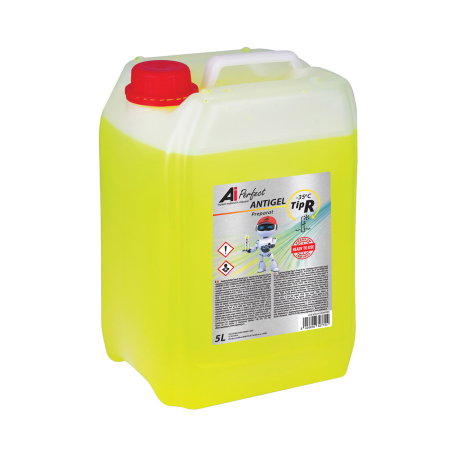 Uleiuri si Lichide - Antigel Auto AiPerfect Tip D (Renault/Dacia), 5 Litri, Gata de Utilizare -35°C, Galben, Norma Renault 41-01-001, Type D, AFNOR NFR 15-601