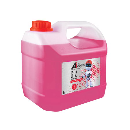 Branduri - Antigel Concentrat Auto AiPerfect G12, 3 Litri, Protectie -32°C (la dilutie 1:1), Roz/Rosu, Long Life, Compatibil VW TL 774 D/F, MAN 324 SNF