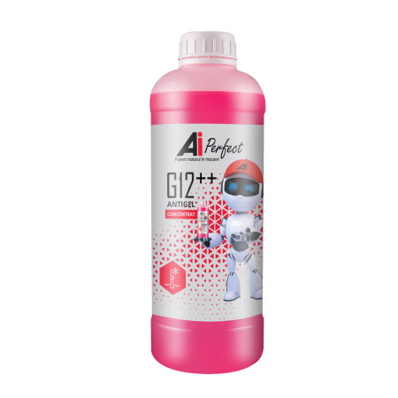 Branduri - Antigel Concentrat AiPerfect G12++ - 1 Litru, Si-OAT Long Life (Euro 6, Roșu/Roz)