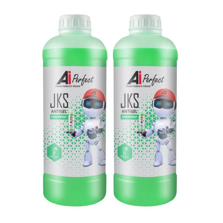 Branduri - Pachet 2 litri Antigel Concentrat AiPerfect JKS (Asiatice) Diluție 1:1 la -36 grade C, Culoare Verde