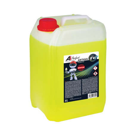 Uleiuri si Lichide - Antigel Auto AiPerfect EV (Vehicule Electrice), 5 Litri, Gata de Utilizare -35°C, Galben, Conductivitate Controlata, ASTM D3306, D8485