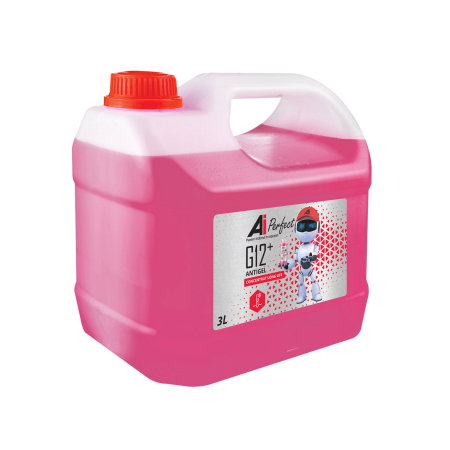 Branduri - Antigel Concentrat Auto AiPerfect G12+, 3 Litri, Long Life (5 Ani / 300.000 km), Fara Silicati, Protectie -36°C, Roz, Compatibil VW TL 774 D/F, MB 325.3