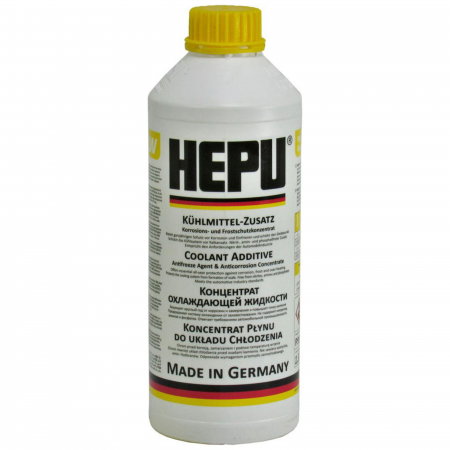Branduri - Antigel concentrat Hepu G11 galben 1.5 litri