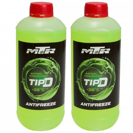 Branduri - Pachet 2 litri antigel concentrat MTR Tip D galben