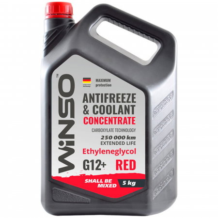 Branduri - Antigel concentrat Winso G12+ rosu 5 litri