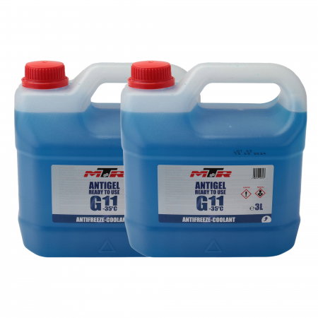 Branduri - Pachet 6 litri antigel preparat MTR G11 albastru