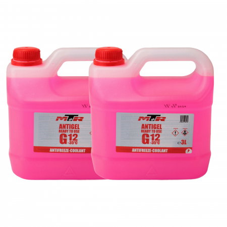 Branduri - Pachet 6 litri antigel preparat MTR G12 rosu
