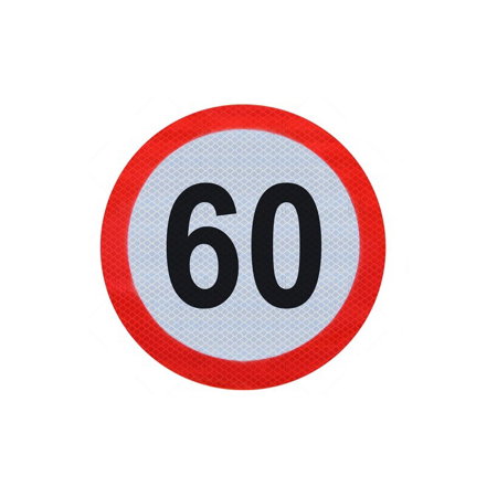 Suporturi Auto - Autocolant Hico Limită Viteză 60 km/h Film Reflectorizant Clasa I
