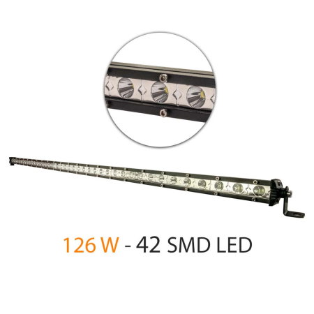 Proiectoare si Bare LED Off-road (Accesorii exterior) - Bara Led Auto Off Road - 126W - 42 SMD LED Carguard