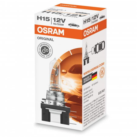 Electrica si Electronice Auto - Bec auto H15 12V 15/55W Osram Original
