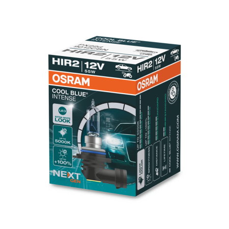 Electrica si Electronice Auto - Bec Halogen OSRAM Cool Blue Intense HIR2 - 55W, 12V (Lumină Albă Premium)