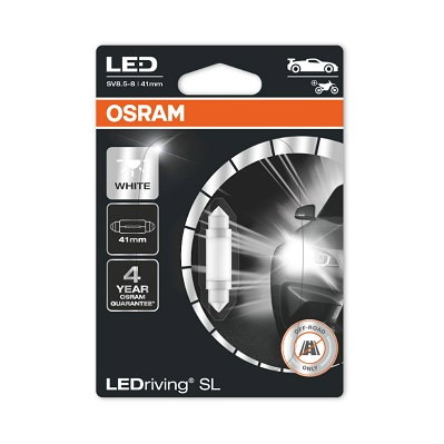 Bec Led OSRAM LEDriving SL C5W,41 mm, 6000K, 12V, 1W [0]