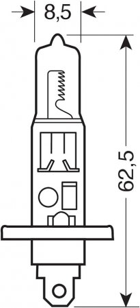 Bec Camion 24V H1 70 W, Original Blister 1, Osram [2]