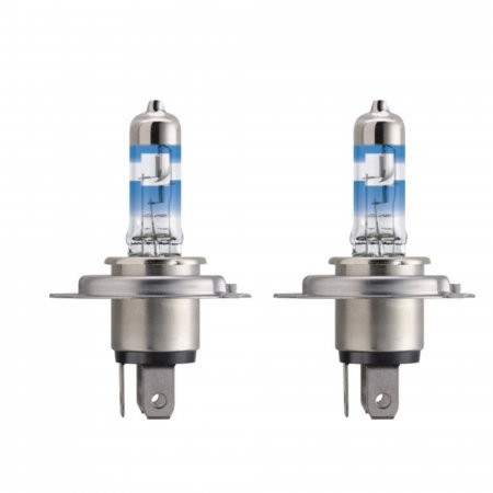 Electrica si Electronice Auto - Pachet 2 Becuri Far H4 60/55W 12V Racing Vision GT200 Philips (Blister)