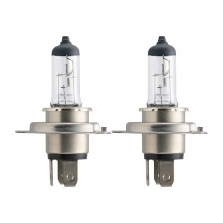 Electrica si Electronice Auto - Pachet 2 Becuri Far H4 P43T 60/55W 12V Vision (Blister) Philips