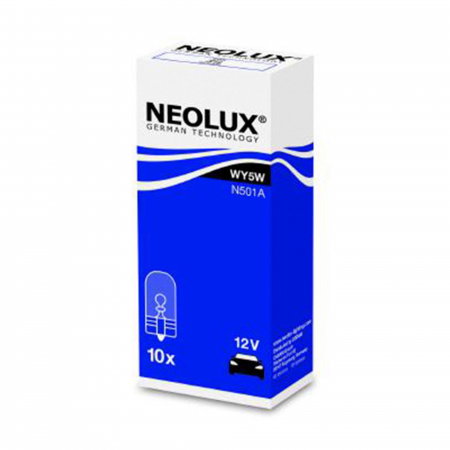 Electrica si Electronice Auto - Set 10 buc Bec Fara Soclu 12V Wy5W Neolux W2.1X9.5D