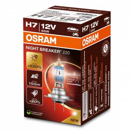 Halogen - Bec halogen H7 12V Osram Night Breaker 220%