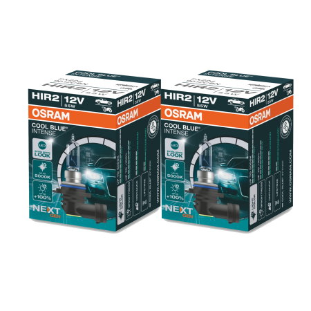 Electrica si Electronice Auto - Pachet 2 x Bec Halogen OSRAM Cool Blue Intense HIR2 - 55W, 12V (Lumină Albă Premium)