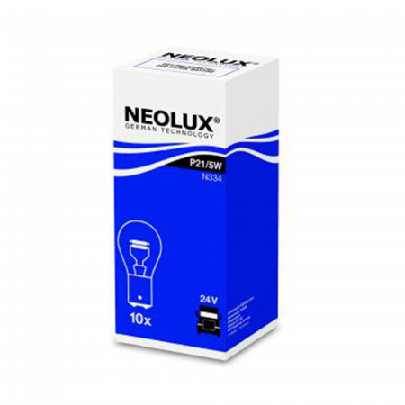 Electrica si Electronice Auto - Set 10 buc Bec Stop Frana 24V P21/5W Bay15D Neolux