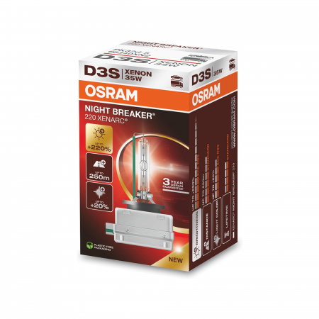 Electrica si Electronice Auto - Bec Xenon D3S Osram night Breaker Xenarc 220%