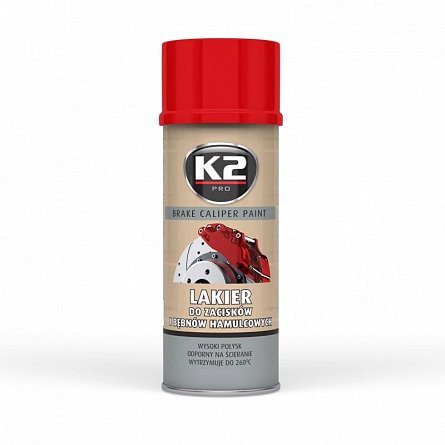 Vopsea etrier (Chimice auto) - BRAKE CALIPER PAINT - Spray vopsea etriere rosu