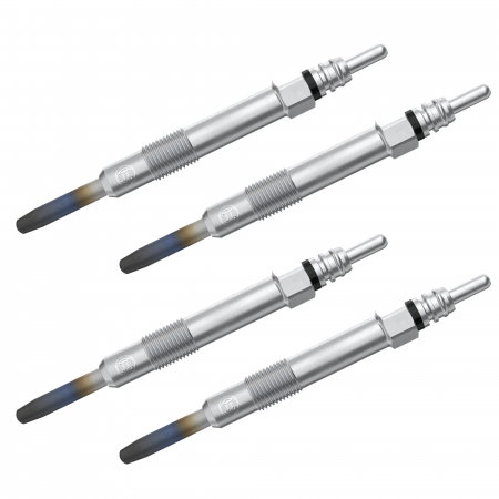 Echipamente Service - Set 4 bujii incandescente Bosch pentru Alfa Romeo 145, 146, 147, 156, 159, 166, Fiat Brava, Bravo I, Doblo, Idea, Marea, Multipla, Punto, Sedici, Stilo, Opel Astra H, Vectra C, Zafira, Saab 9-3