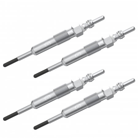 Echipamente Service - Set 4 bujii incandescente Bosch pentru Audi A3, A4, Seat Cordoba, Ibiza, Leon, Toledo, Skoda Fabia II, Octavia II, Roomster, Superb, VW Crafter, Golf V, Passat B6, Polo, Sharan, Touareg, Transporter