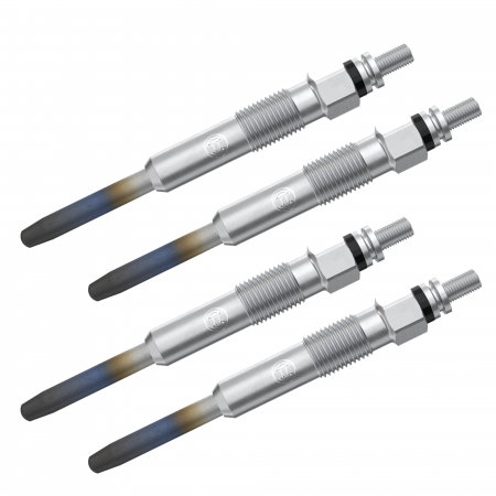 Echipamente Service - Set 4 bujii incandescente Bosch pentru Citroen AX, Berlingo, Jumpy, Saxo, Xsara, Fiat Scudo, Nissan Micra, Peugeot 106, 206, 306, Expert, Partner, Toyota Corolla