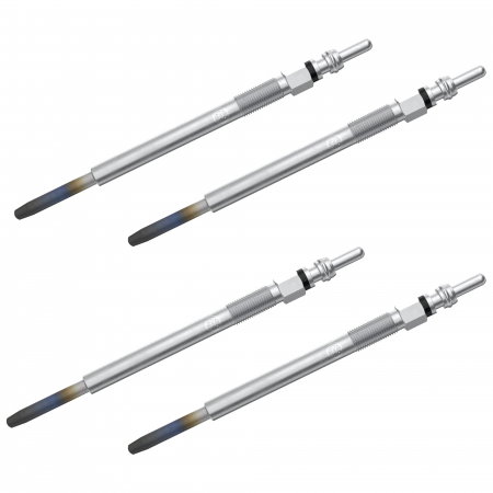 Echipamente Service - Set 4 bujii incandescente Bosch pentru Citroen Berlingo, C1, C2, C3, C4, C5, Jumpy, Xsara, Fiat Scudo, Ford C-Max, Fiesta, Focus II, Fusion, Peugeot 206, 207, 307, 3008, 308, 407, 5008
