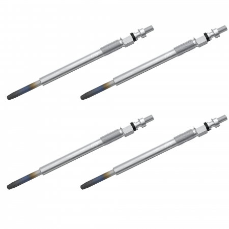 Echipamente Service - Set 4 bujii incandescente Bosch pentru Citroen Berlingo, C2, C3 I, C4 I, C5 II, Citroen Xsara, Ford Fiesta V, Focus II, Focus C-Max, Fusion, Mazda 2, 3, Peugeot 206, 207, 307, 407, Partner