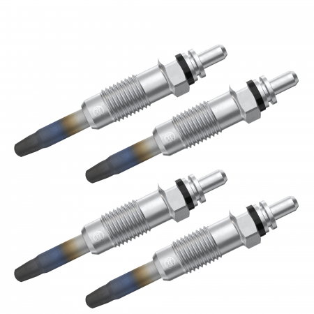 Echipamente Service - Set 4 bujii incandescente Bosch pentru Citroen Berlingo, Jumper I, Jumpy I, Xantia, Fiat Ducato, Scudo, Iveco Daily I, Mercedes-Benz Sprinter, Peugeot Boxer, Expert, J5, Partner, Renault Master, Trafic