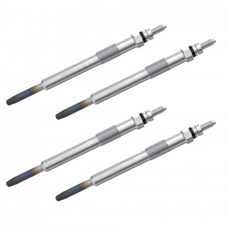 Echipamente Service - Set 4 bujii incandescente Bosch pentru Citroen C4, C5, C8, Jumper, Jumpy, Ford C-Max, Focus II, Galaxy II, Kuga, Mondeo IV, S-Max, Suzuki Grand Vitara, Volvo C30, C70, S40, S80, V50, V70