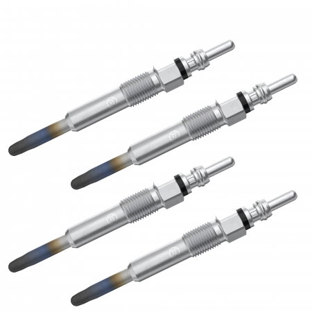 Echipamente Service - Set 4 bujii incandescente Bosch pentru Dacia Duster, Logan/Sandero, Mitsubishi Carisma, Nissan Interstar, Micra, NV200, Primastar, Qashqai, Renault Clio, Kangoo, Laguna, Megane, Scenic, Trafic