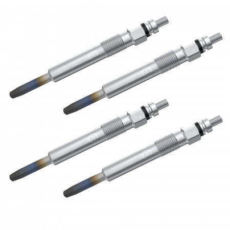 Echipamente Service - Set 4 bujii incandescente Bosch pentru Ford C-Max, Fiesta, Focus, Galaxy, Mondeo, S-max, Tourneo, Transit