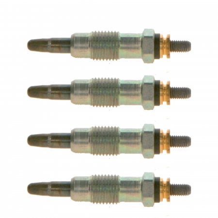 Echipamente Service - Set 4 bujii incandescente Bosch pentru Ford Escort VI, Courier, Fiesta, Mondeo II