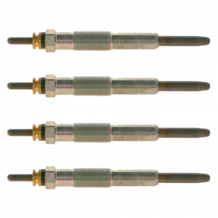 Echipamente Service - Set 4 bujii incandescente Bosch pentru Opel Arena, Renault Clio II, Clio Symbol I, Kangoo, Scenic I, Thalia I, Trafic